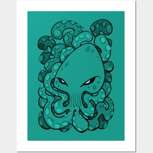 Octopus Squid Kraken Cthulhu Sea Creature - Arcadia Posters and Art